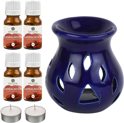 Aatiutik Sandalwood Diffuser Set AT-2TL_BLUETDIF_4SW(7 x 5.71 ml)