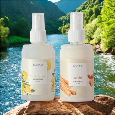 RODASI LEMON LIME SANDAL Car Freshener Spray RODASSSS_52-FLLSD100ML(2 x 100 ml)