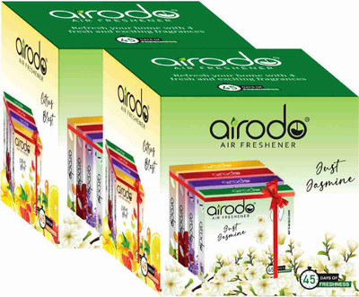 AIRODO JASMINE, LAVENDER, CITRUS AND MASIC ROSE BLOCK FRESHNER COMBO Blocks JASMINE, LAVENDER, CITRUS AND MASIC ROSE BLOCK FRESHNER(2 x 40 g)