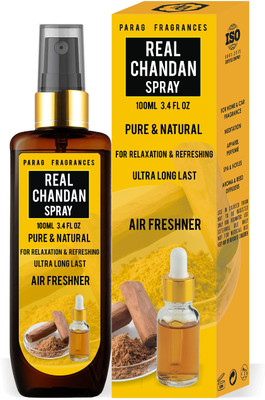 Parag Fragrances Real Chandan Room Car Freshener Spray Real Chandan Room(100 ml)