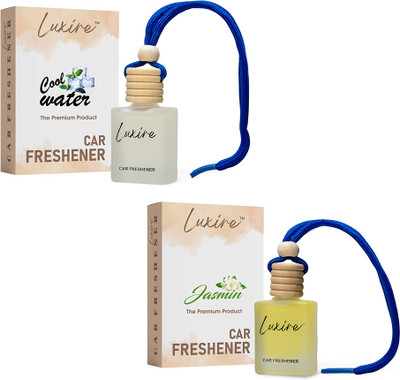 LUXIRE COOLWATER-JASMINE Car Freshener Diffuser lxcombo(2 x 10 ml)