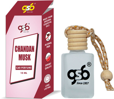 GANDHI SUGANDH BHANDAR Chandan Musk Hanging Air Car Freshener Diffuser chandanmuskcargsb(10 ml)