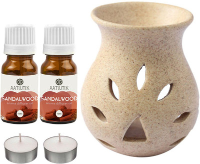 Aatiutik Sandalwood Diffuser Set AT-2TL_GRAINTDIF_2SW(5 x 4 ml)