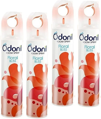 Odonil Room Spray Air Freshener Floral Bliss Room Spray-Pk-4 Spray Floral-Bliss-4(4 x 220 ml)
