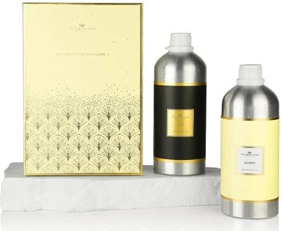 The Fragrance People Combo Jasmin & Oudh Fragrance Oil Mosquito Repellent Feel Fresh Atmosphere Scent(2000 ml)