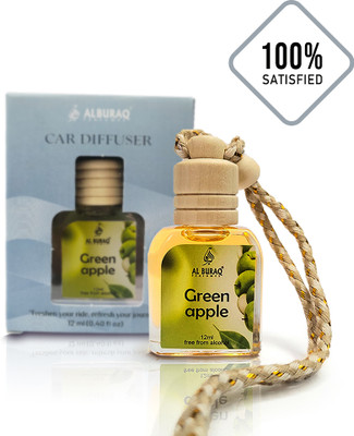 Alburaq perfume green apple Car Freshener Diffuser car air freshener(12 ml)