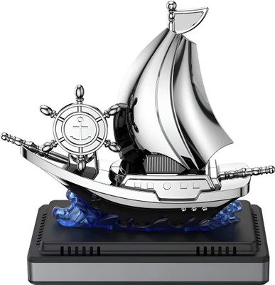 Aseenaa Premium Solar Car Dashboard Air Freshener Boat Toy Gift of Ocean (Random) Car Freshener Diffuser Premium Solar Car Dashboard Air Freshener Shipping Boat Toy Gift (Random Color As Per Availability)(1 Units)