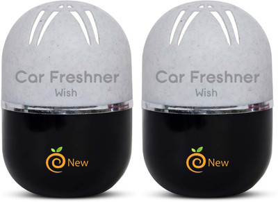 Enew Wish Car Freshener Diffuser Set RefreshDrive Twist-Activated Car Gel Air Freshener - Wish Scent(2 x 100 ml)