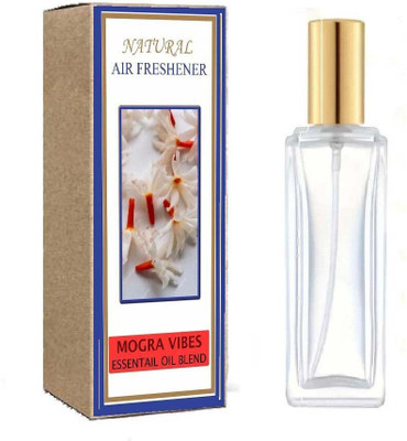 WINKCART Essential Oil Car Perfume Mogra Scent Long-Lasting Fragrance Mist Spray Car Perfume Scent Mist Travel Perfume(30 ml)