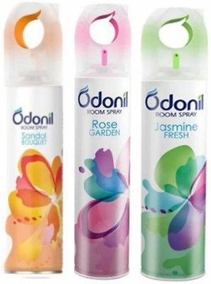 Odonil Rose, Jasmine, Sandal Blocks(3 x 170 ml)