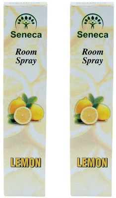 Seneca Lemon fragrance Spray Lemon Flavour Room Freshner Spray 200ML X 2 Pc(2 x 200 ml)