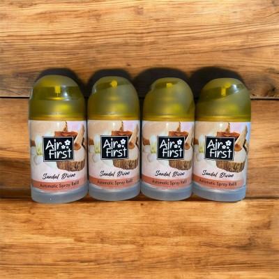 Air first SANDAL DIVINE COMBO PACK OF 4 PCS Automatic Spray(4 x 225 ml)