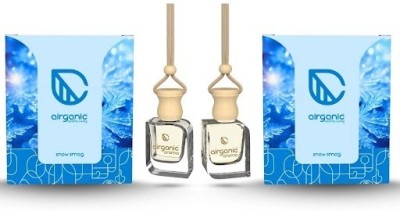 Airganic Aroma Swing Combo Offer : Snow Smog Pack of 2 Car Freshener Diffuser(2 x 10 ml)