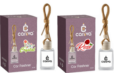 Cariiva CRYSTAL-ROSE Car Freshener Diffuser CR_02(2 x 10 ml)