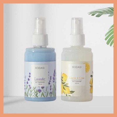 RODASI LAVENDER LEMON LIME Car Freshener Spray FK_New_10011141-FLVLL100ML(2 x 100 ml)