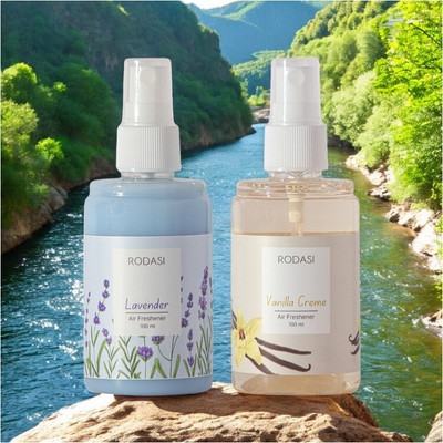RODASI LAVENDER VANILLA CREAME Car Freshener Spray RODASSSS_24-FLVVC100ML(2 x 100 ml)