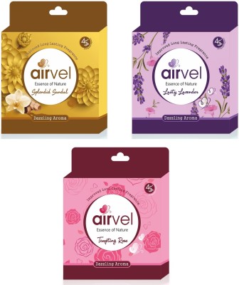 Airvel Rose, Sandal, Lavender Blocks(3 x 75 g)