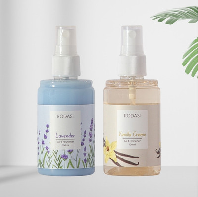 RODASI LAVENDER VANILLA CREAME Car Freshener Spray RODASSSS_FLVVC100ML(2 x 100 ml)