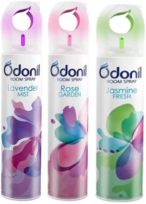 Odonil Rose, Lavender, Jasmine Spray(3 x 50 ml)