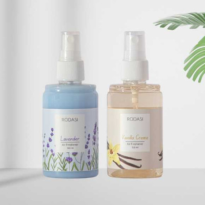 RODASI LAVENDER VANILLA CREAME Car Freshener Spray 5264_FLVVC100ML(2 x 100 ml)