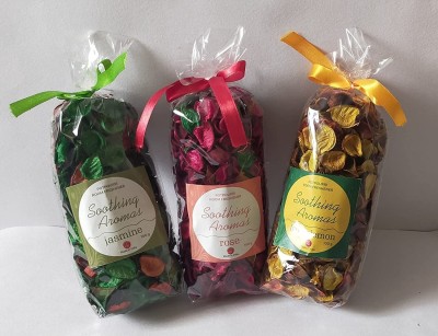 IZZA Rose, Jasmine and Fruity Lemon Potpourri(3 x 1 Units)