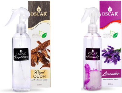 OSCAR OUDH &, LAVENDER PACK OF 2 Spray OSCR OUDH E & LAVENDER COMBO(2 x 250 ml)