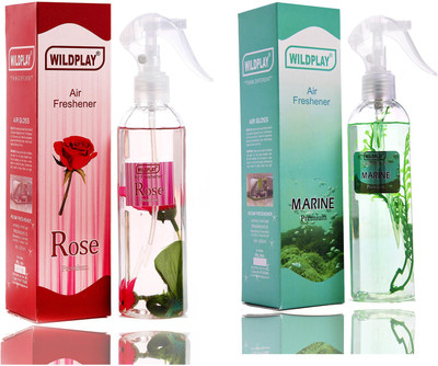 Formless marine, rose Spray Rose 250ml Room freshener 1pc. and Marine 250ml Room Freshener 1pc.(2 x 125 ml)