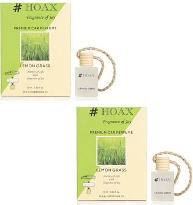 Hoax Car Perfume Lemongrass Fragrance Diffuser Set Car Perfume Lemongrass Fragrance(20 ml)