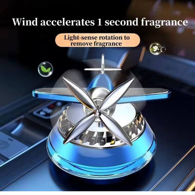 Genipap Car Air Freshner Diffuser CAT-P Plane Car Solar G1994(28 ml)