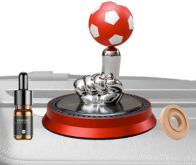 WLEWORLDLOOKENTERPRISES ™ Football Car Air Freshener Finger Football Car Air Rotating Red Diffuser Car Perfume Rotating Liquid Air Refresher Modern Dashboard(1.74 ml)