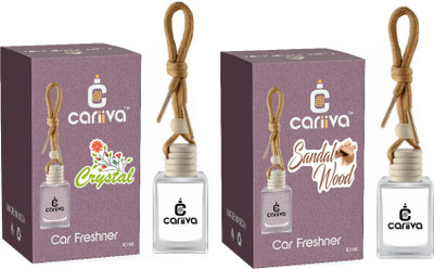 Cariiva CRYSTAL-SANDALWOOD Car Freshener Diffuser CR_02(2 x 10 ml)