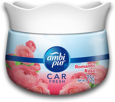 Ambipur Romantic Rose Car Freshener Gel Car Freshener Diffuser Romantic Rose Car Freshener Gel(75 g)