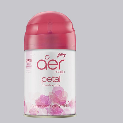 Godrej Aer Rose Car Freshener Refill aer matic,bar freshner,liquid automatic air freshener refill pack _220(225 ml)