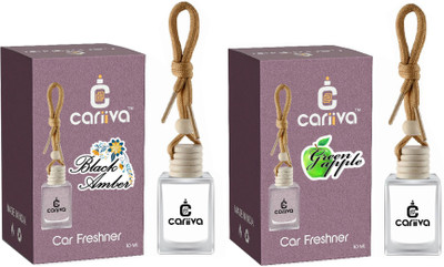 Cariiva BLACK AMBER - GREEN APPLE Car Freshener Diffuser CR_02(2 x 10 ml)