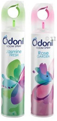 Odonil Jasmine Fresh, Rose Garden Spray Room Spray(2 x 120 ml)