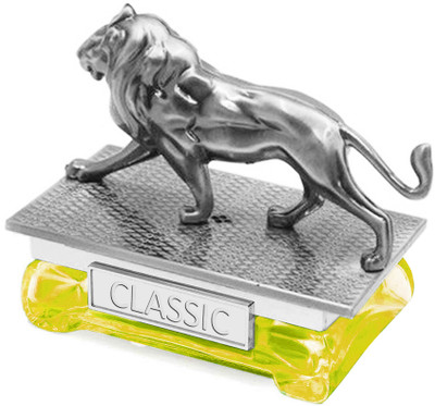 Nexshop Lion Shape Premium Quality Stylish Air Freshener for Car Dashboard Diffuser Silver Lion Car Perfume a4(50 ml)