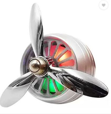 Cloudsale Ocean Car Freshener Diffuser LED Fan Silver(1 Units)