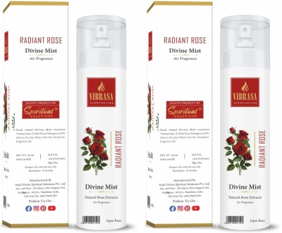 SPIRITUAL SOLUTIONS Pooja Perfume Radiant Rose Spray(2 x 100 ml)