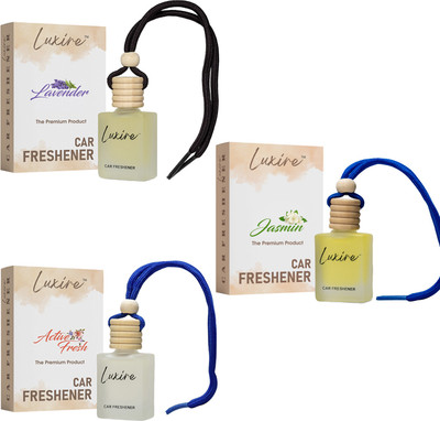 LUXIRE ACTIVE-FRESH,LAVENDER,JASMIN Car Freshener Diffuser ACTIVE-FRRESH & LAVENDER & JASMIN(3 x 3.33 ml)