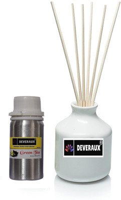 DEVERAUX Green Tea Diffuser Set 100 ml Green Tea (Reed Diffuser set)(100 ml)