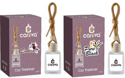 Cariiva EXOTICA-PUREBLACK Car Freshener Diffuser CR_02(2 x 10 ml)