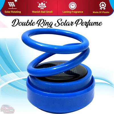 HouseOfCommon Pleasant Diffuser Solar Auto Rotating Ring Pleasant Car Freshener Blue For i20 Active(1 Units)