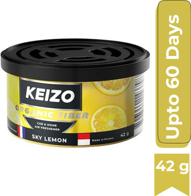 Keizo SKY LEMON Car Freshener Blocks Car Perfume Strong Fiber Air Freshener To Freshen 'up Your Car Sky Lemon(42 g)