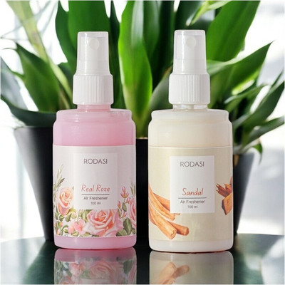 RODASI REAL ROSE SANDAL Car Freshener Spray RODASSSS_FRRSD100ML_126(2 x 100 ml)