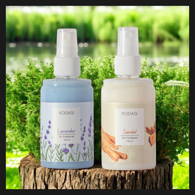 RODASI LAVENDER SANDAL Car Freshener Spray RDS_BA_FLVSD100ML(2 x 100 ml)