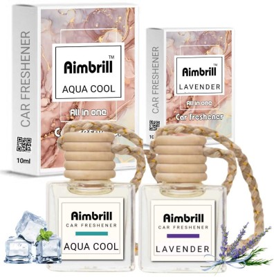 aimbrill Aqua Cool, Lavender Car Freshener Diffuser(2 x 10 ml)