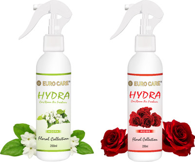 Euro Care Rose-Mogra Spray Rose-Mogra-Scent-Combo(2 x 100 ml)