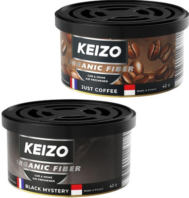 Keizo Black Mystery, Just Coffee Car Freshener Blocks KZ/BM/JC/P2(2 x 50 g)