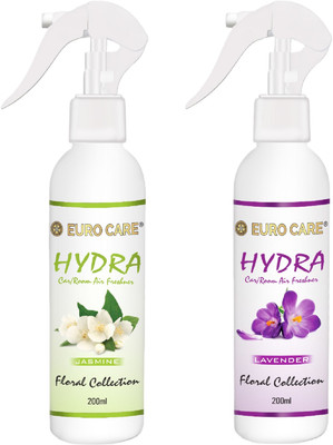 Euro Care Jasmine-Lavender Spray Jasmine-Lavender-Scent-Combo(2 x 100 ml)