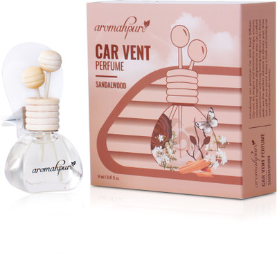 Aromahpure Car Perfume Vent Clip Sandalwood Fragrance Car Air Freshener Last upto 30 days Car Freshener Diffuser VENT-POD-3(14 ml)